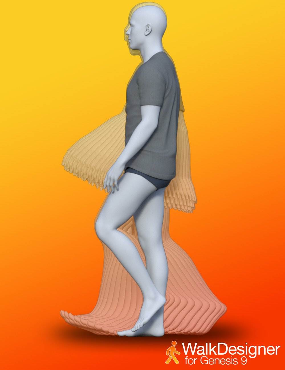 Walk Designer for Genesis 9 by: 3D Universe, 3D Models by Daz 3D
