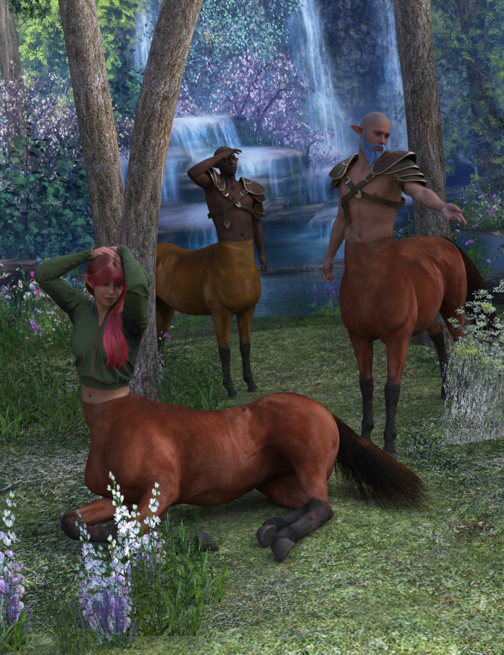 Centaurion Poses For Centaur 9 by: Muscleman, 3D Models by Daz 3D