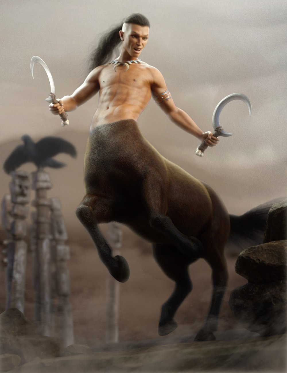 Santaurakho for Genesis 9 by: RawArt, 3D Models by Daz 3D