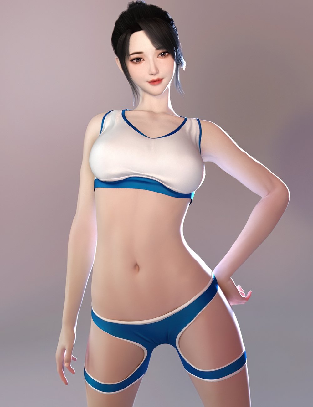 dForce YK Sexy Sports Suit for Genesis 9