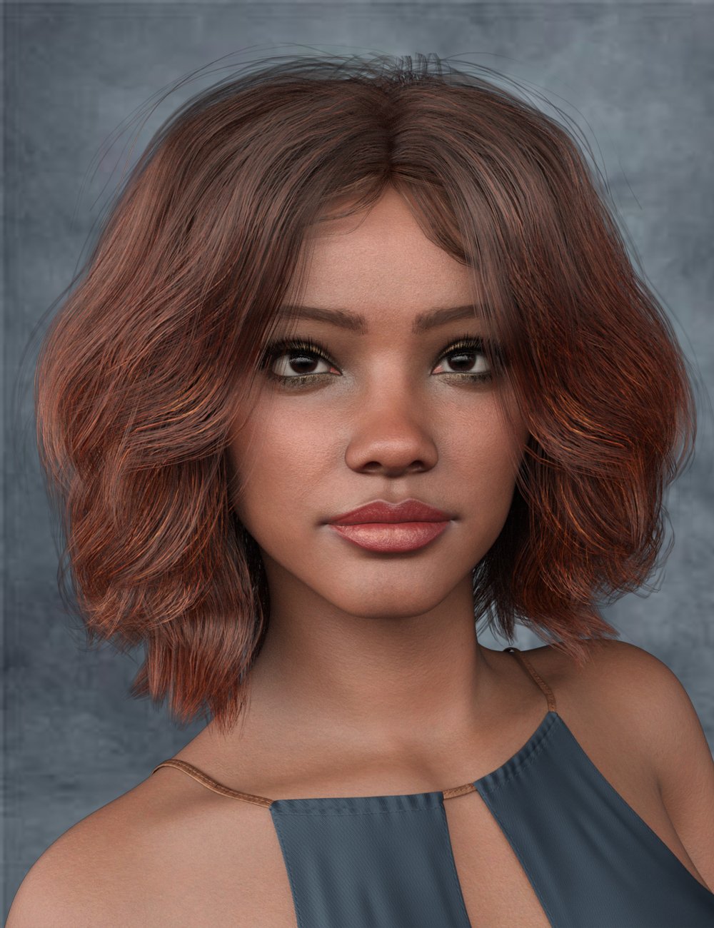 SWAM's Shina Hair for Genesis 9 by: SWAM, 3D Models by Daz 3D