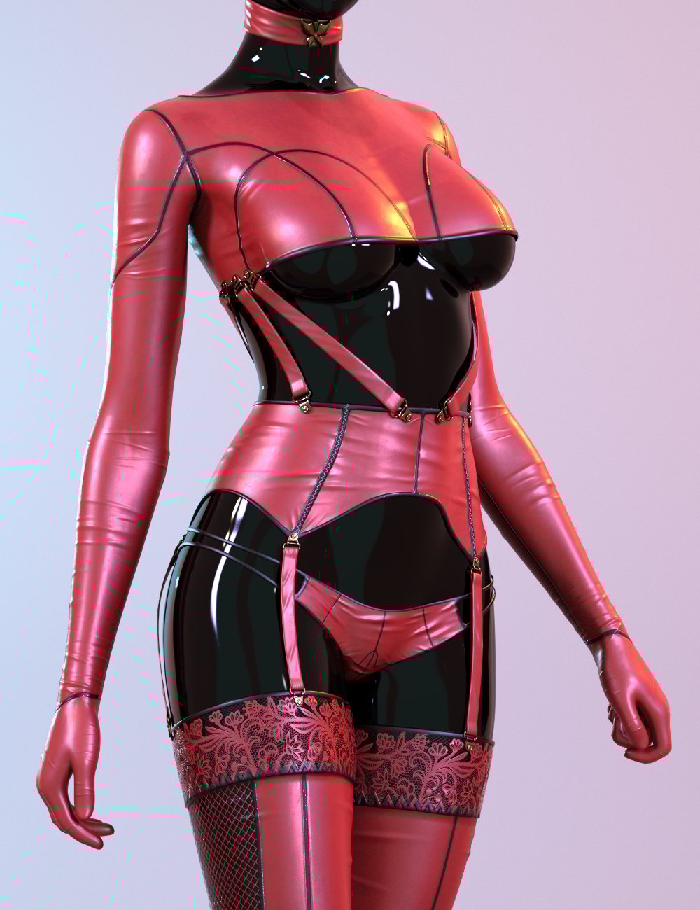 HM Tenebrella Outfit for Genesis 9 by: HM, 3D Models by Daz 3D