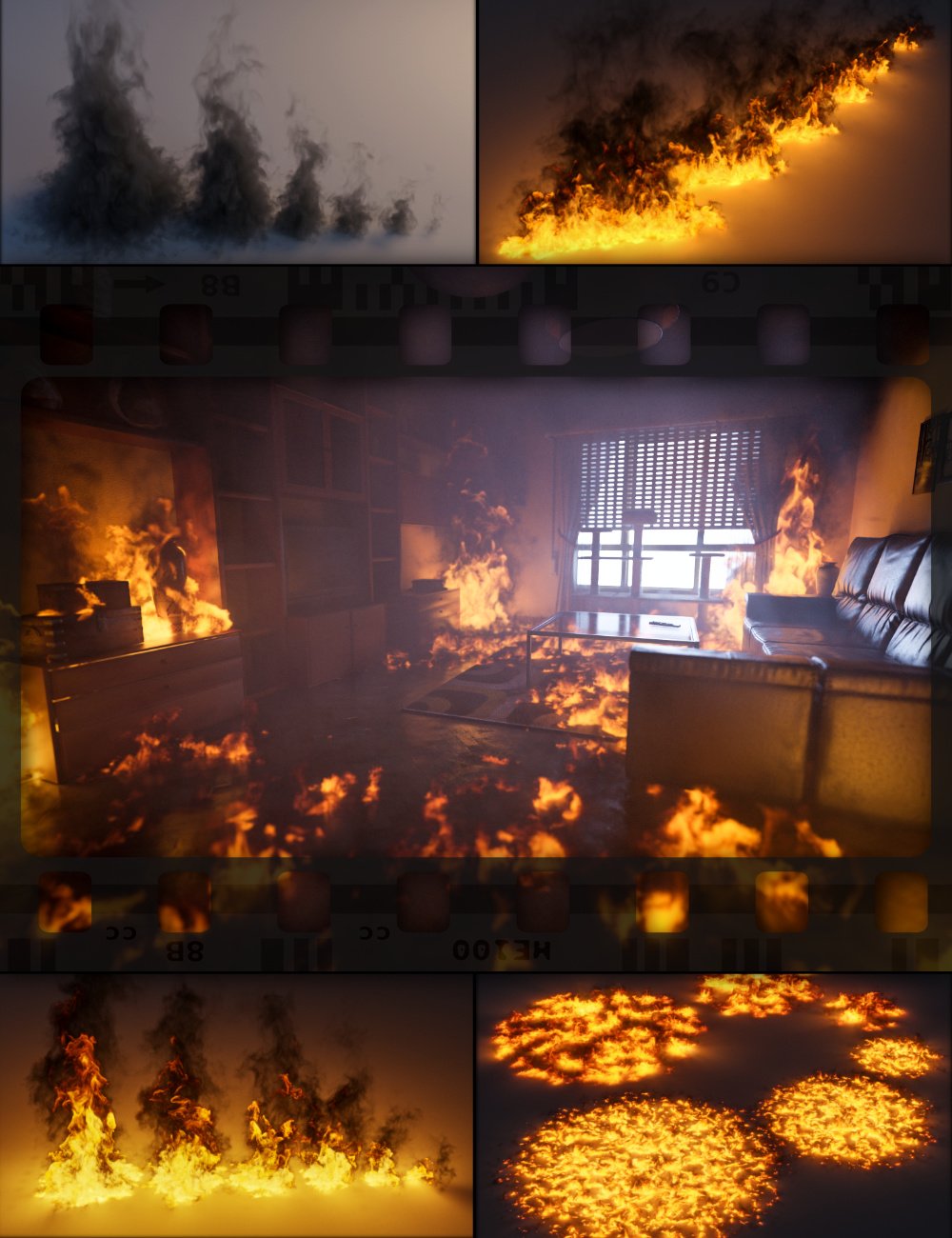 VDB Animate - Inferno Kit by: DimensionTheory, 3D Models by Daz 3D