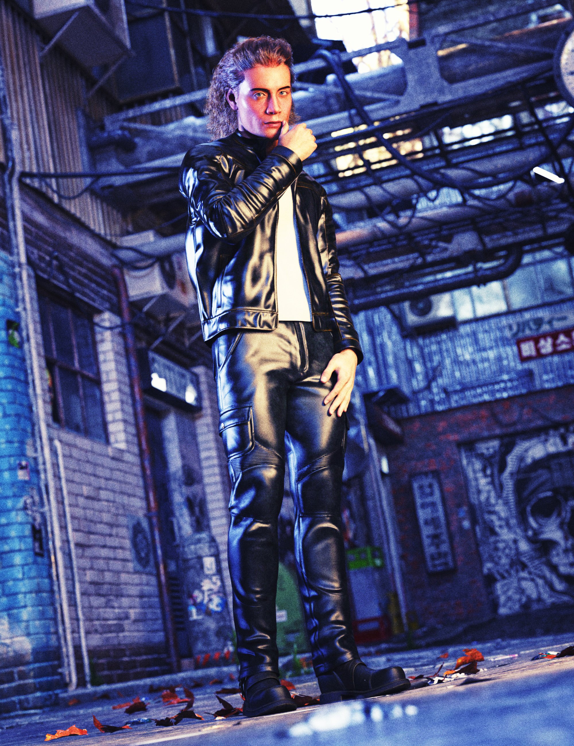 dForce X-BIT Motocycle Jacket Tops for Genesis 9