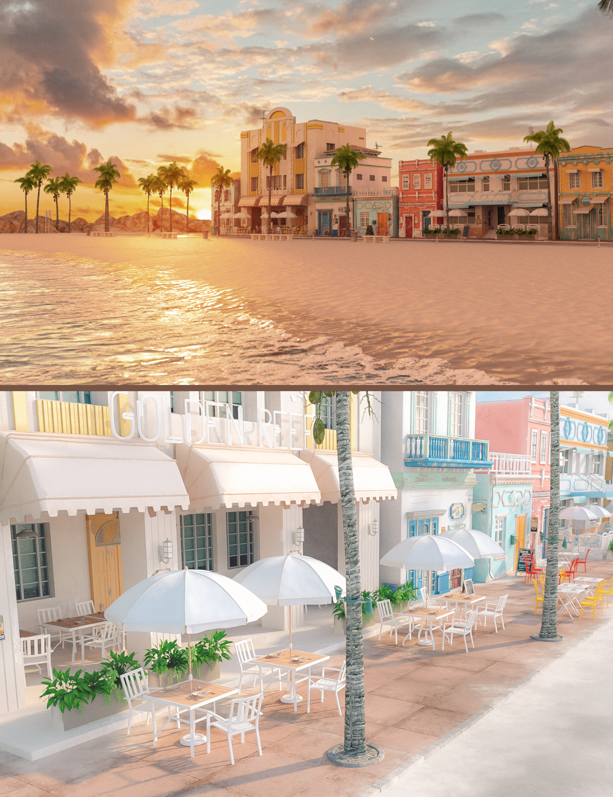 Polish Whitewave Beach by: Polish, 3D Models by Daz 3D