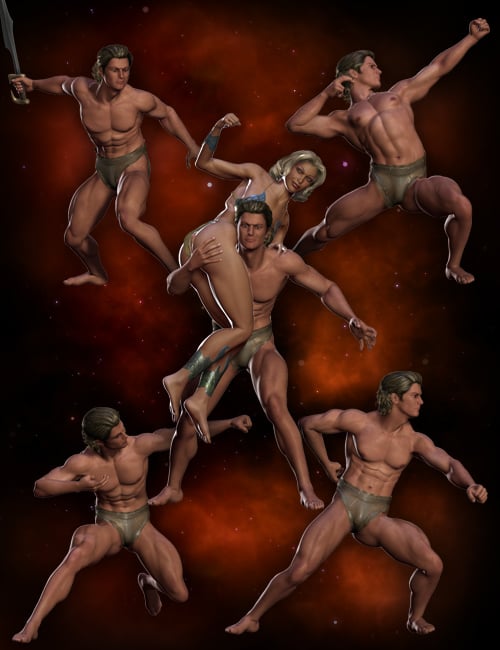 Masters of Fantasy Poses Masters of Fantasy Poses by: RawArt, 3D Models by Daz 3D