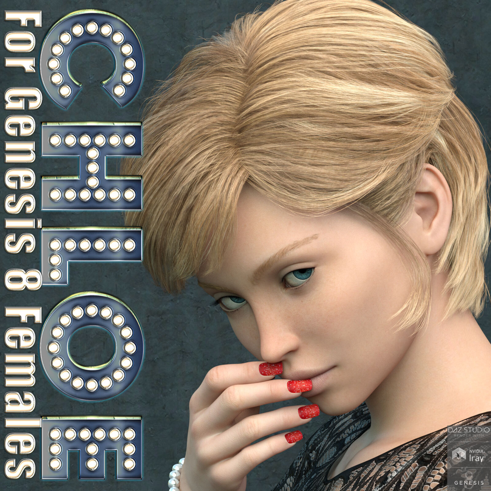 Chloe For Genesis 8 Females by: 3DLoki, 3D Models by Daz 3D
