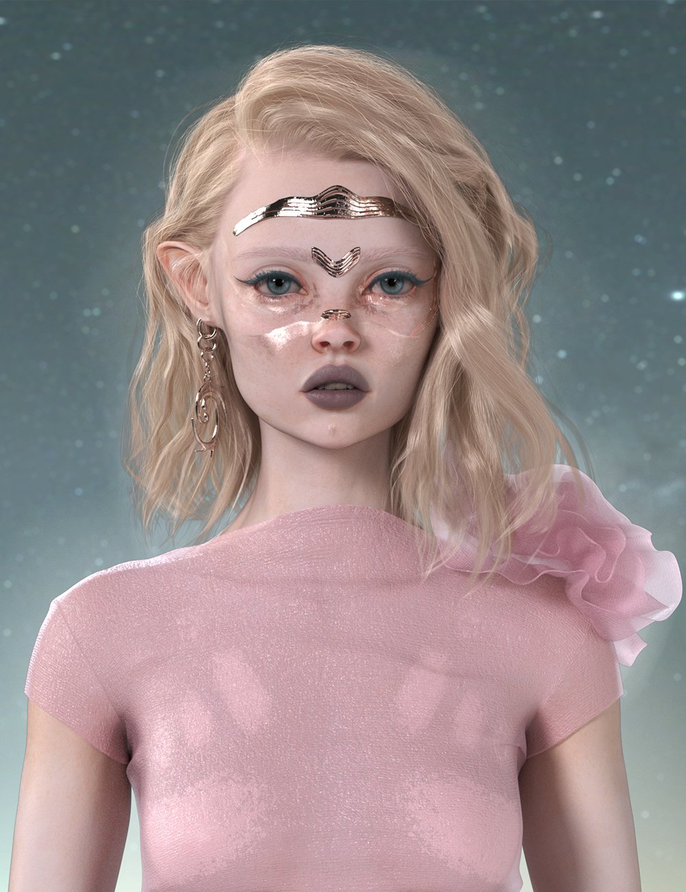 Pyrika for Genesis 9 Feminine by: Chrryt, 3D Models by Daz 3D