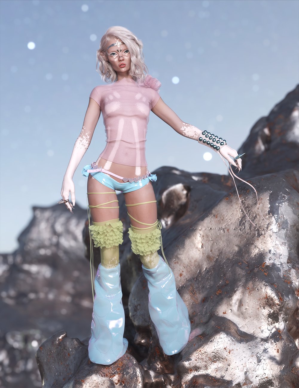 The Ethos Pyrika Character Bundle by: Chrryt, 3D Models by Daz 3D