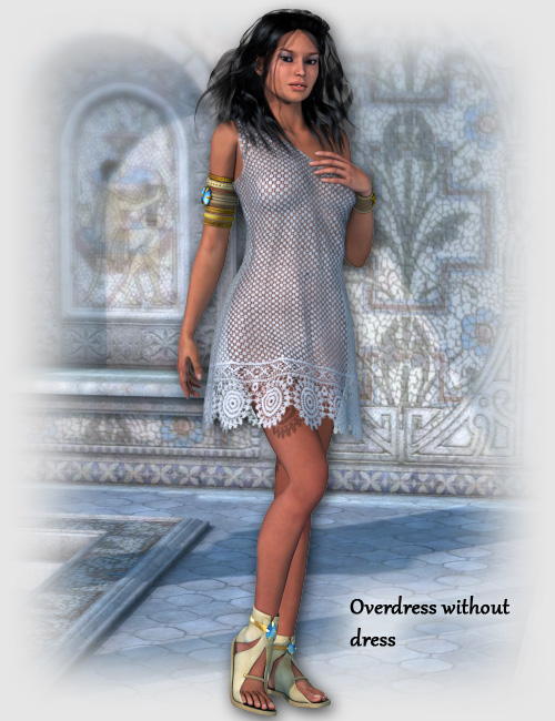 Kassandra Dress for V4 by: esha, 3D Models by Daz 3D