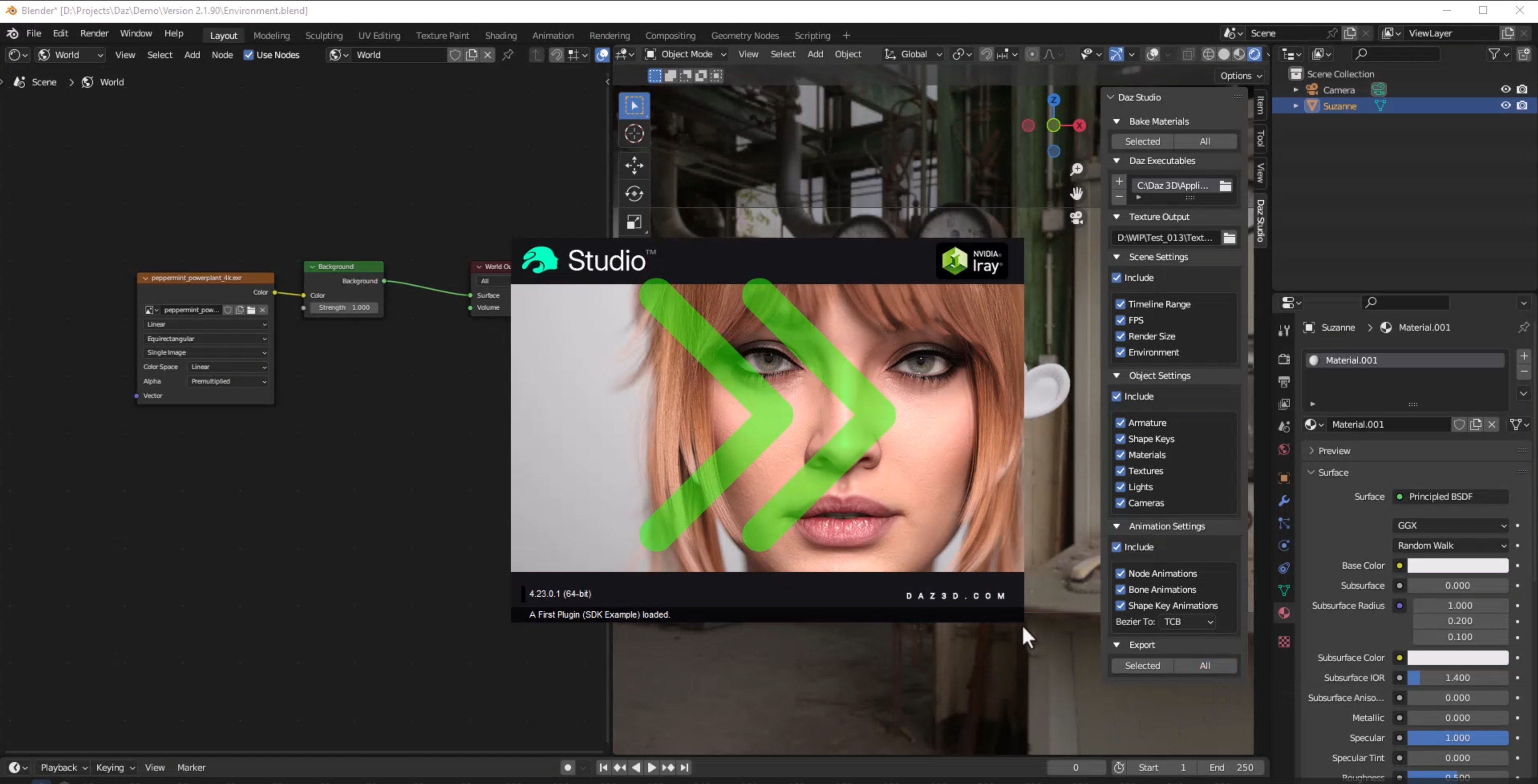 Blender to Daz Studio Plugin