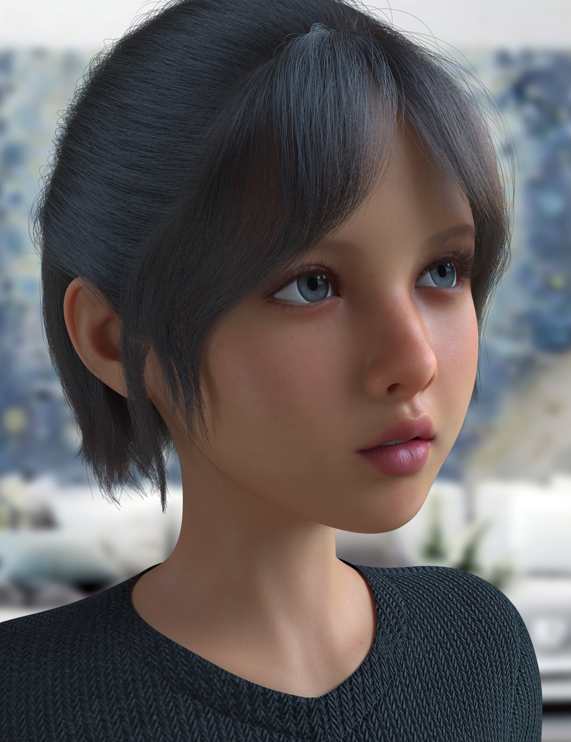 Vo Suzu Young HD for Genesis 9 by: VOOTW, 3D Models by Daz 3D