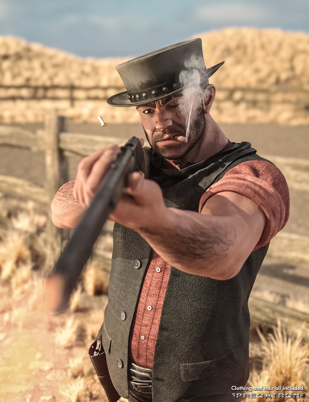 The Outlaw for Barnabus Ragwort by: Predatron, 3D Models by Daz 3D