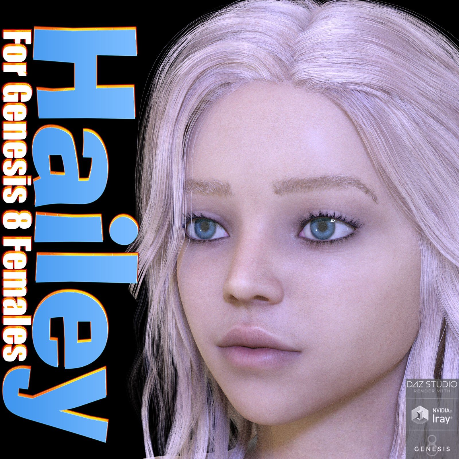 Hailey for Genesis 8 Females by: 3DLoki, 3D Models by Daz 3D