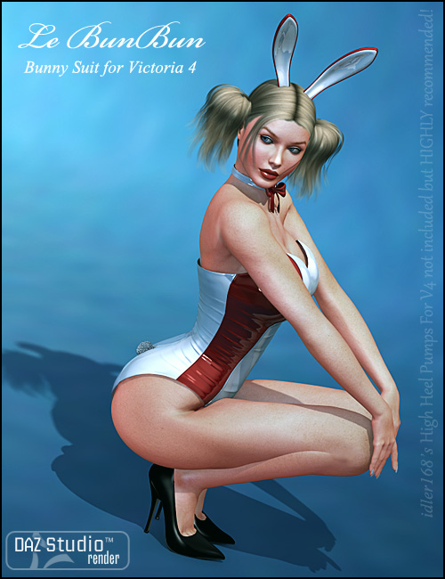 Le BunBun Bunny Suit by: bucketload3d, 3D Models by Daz 3D