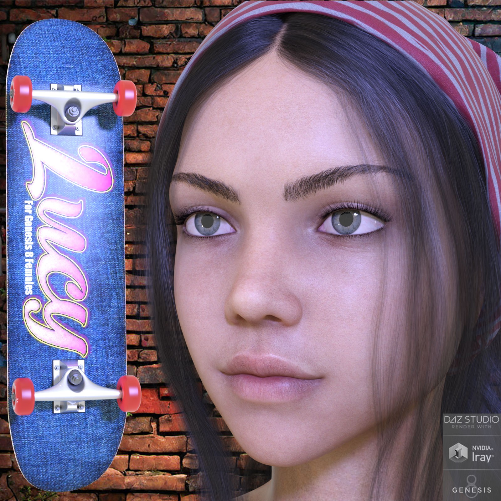 Lucy for Genesis 8 Females by: 3DLoki, 3D Models by Daz 3D