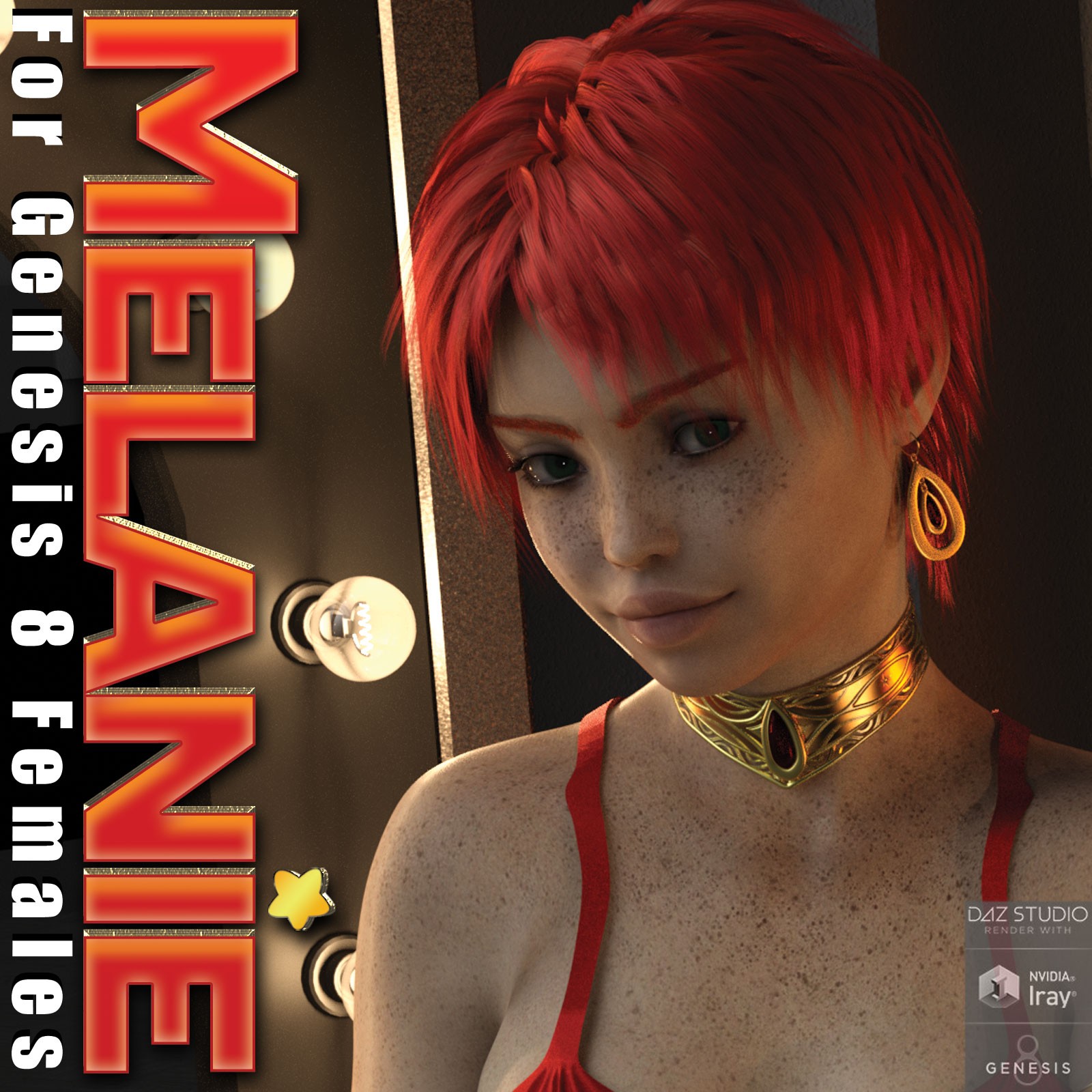 Melanie For Genesis 8 Females by: 3DLoki, 3D Models by Daz 3D