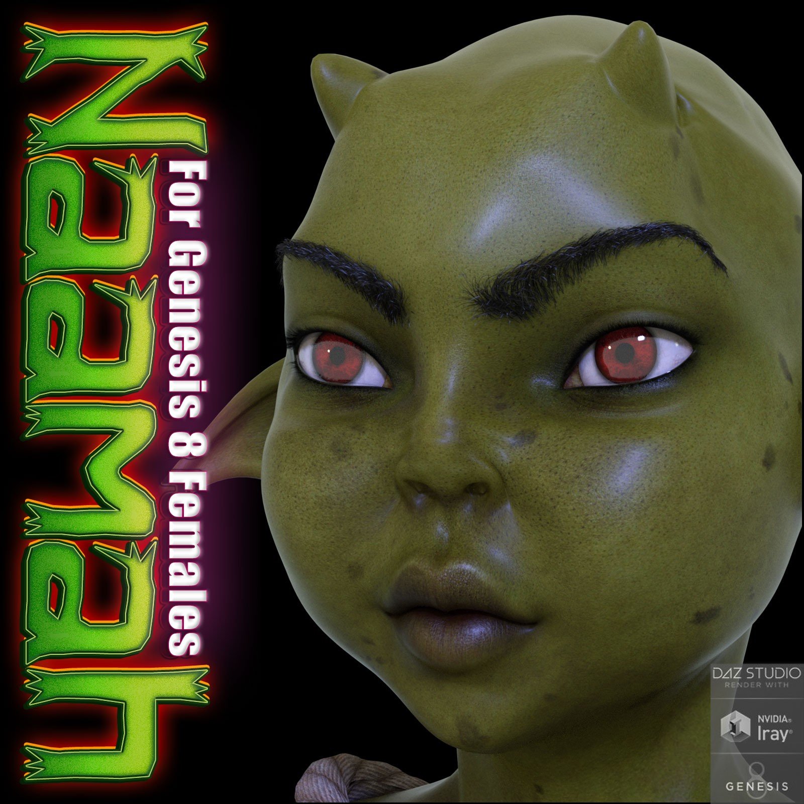 Naamah For Genesis 8 Females by: 3DLoki, 3D Models by Daz 3D