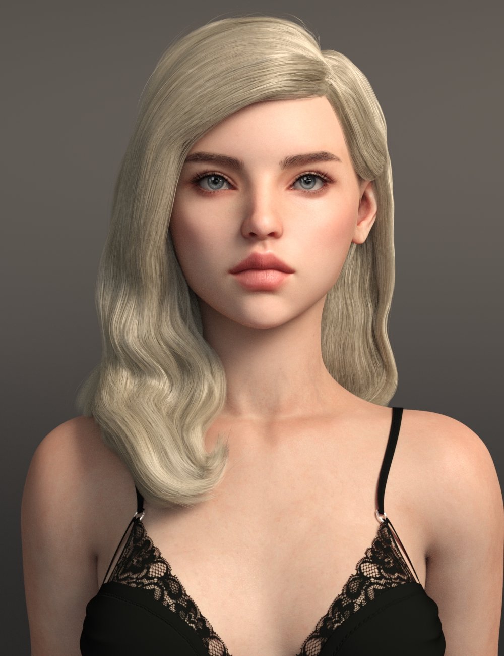 FGOP Hair for Genesis 9 by: Ergou, 3D Models by Daz 3D