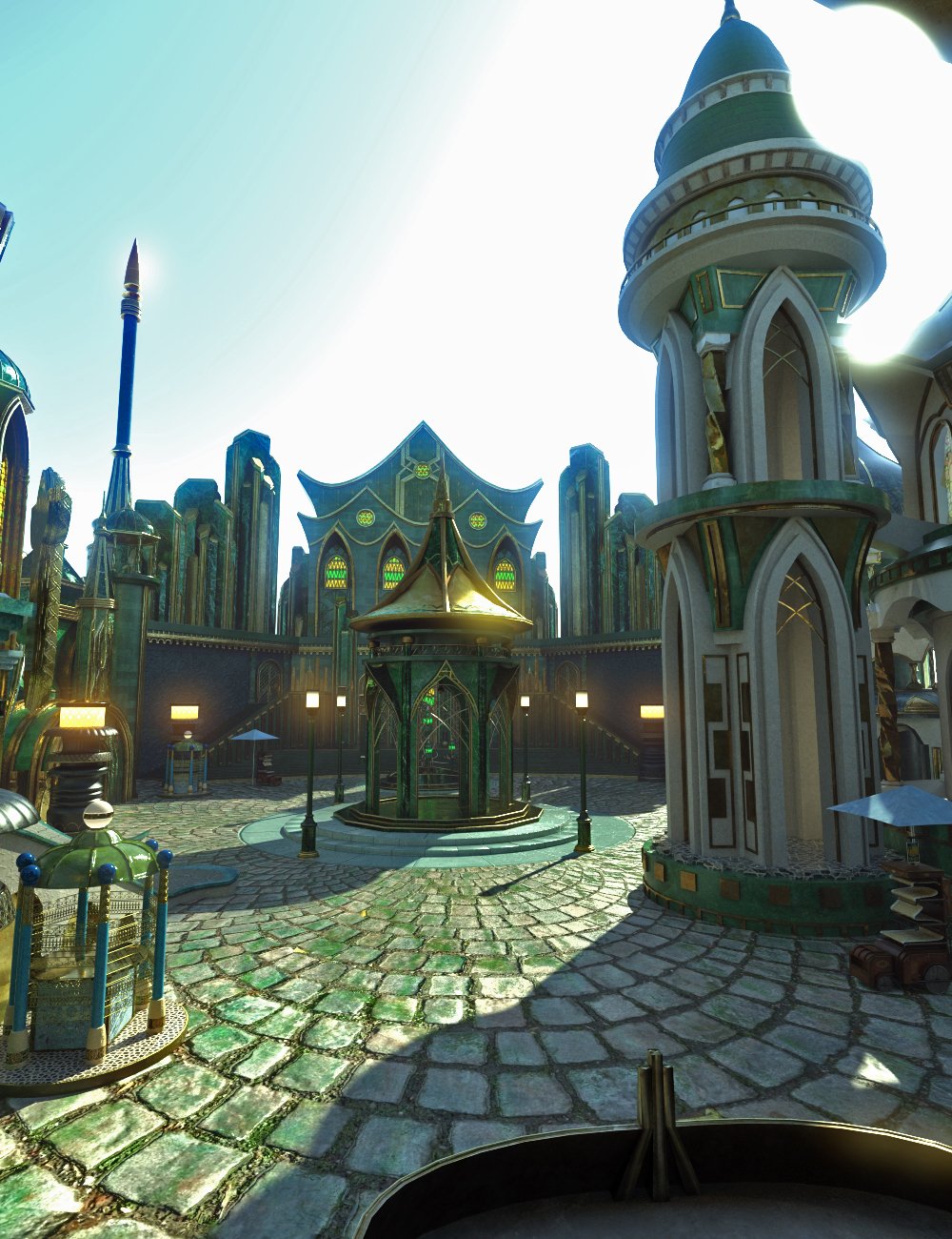 XI Magical Land City by: Xivon, 3D Models by Daz 3D