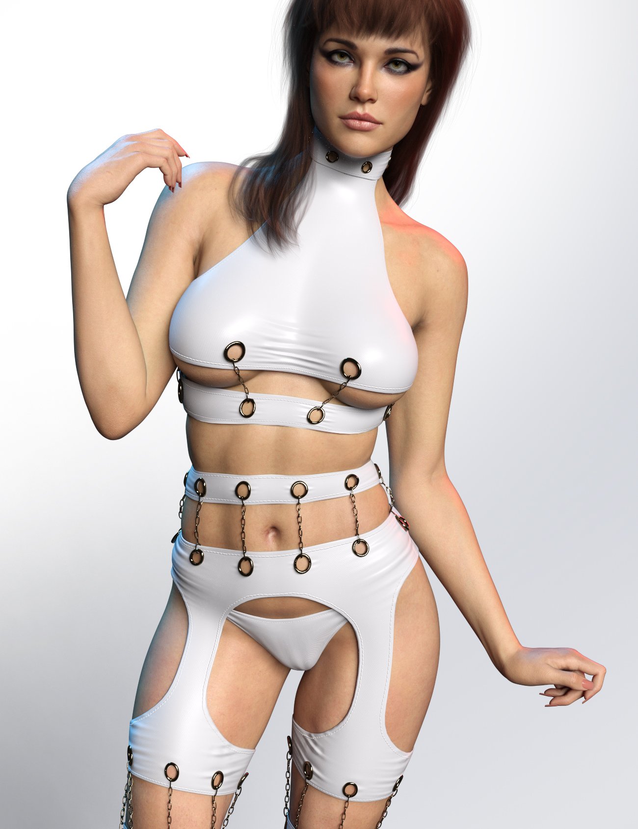 X-Fashion Chain Reaction for Genesis 9 and 8 Female by: xtrart-3d, 3D Models by Daz 3D