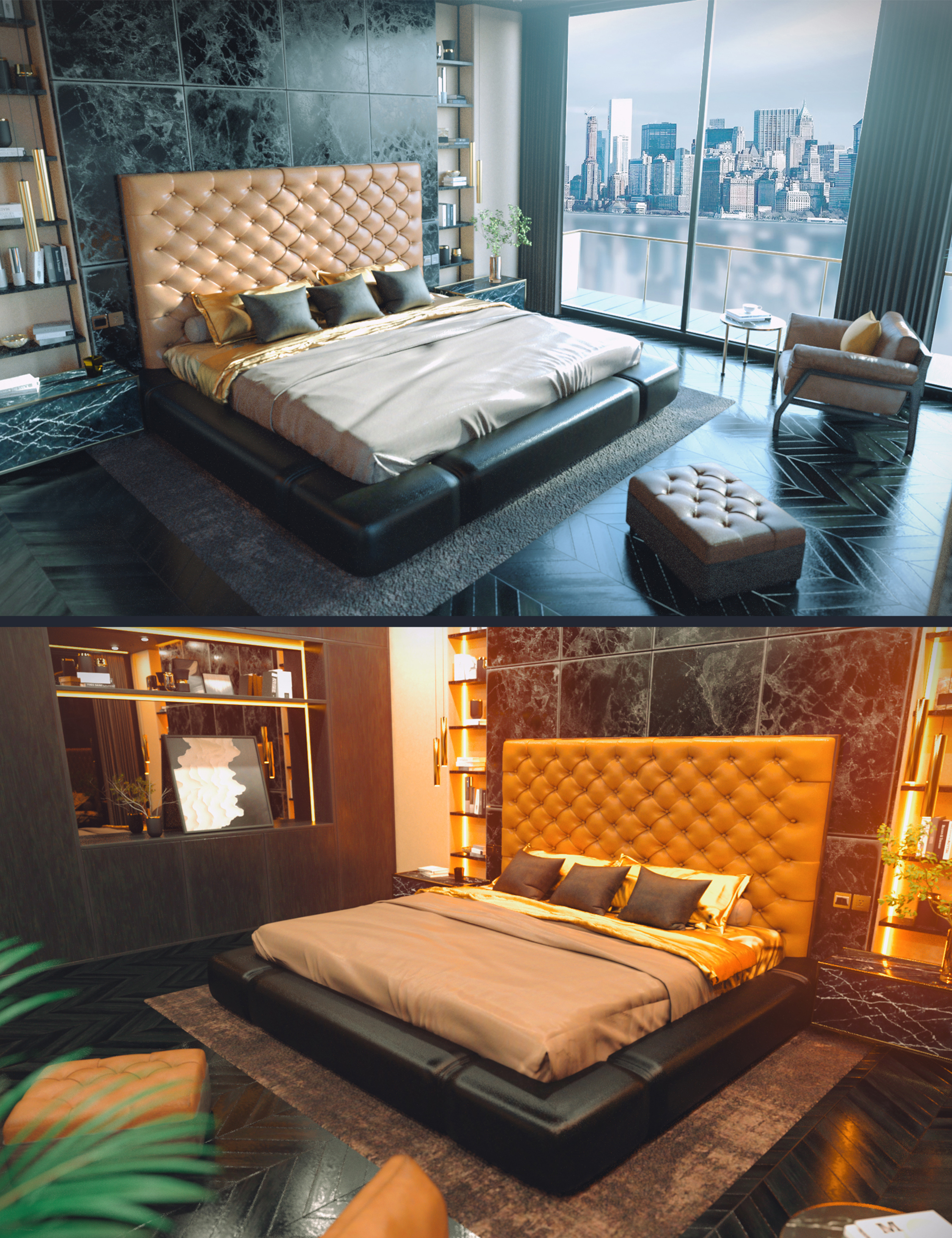 Polish Luxury Condo Environment Bundle by: Polish, 3D Models by Daz 3D