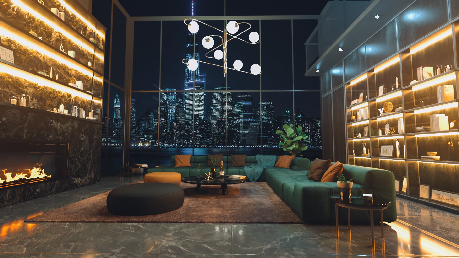 Curated visual reference: Gallery Detail: Polish Luxury Condo Environment Bundle