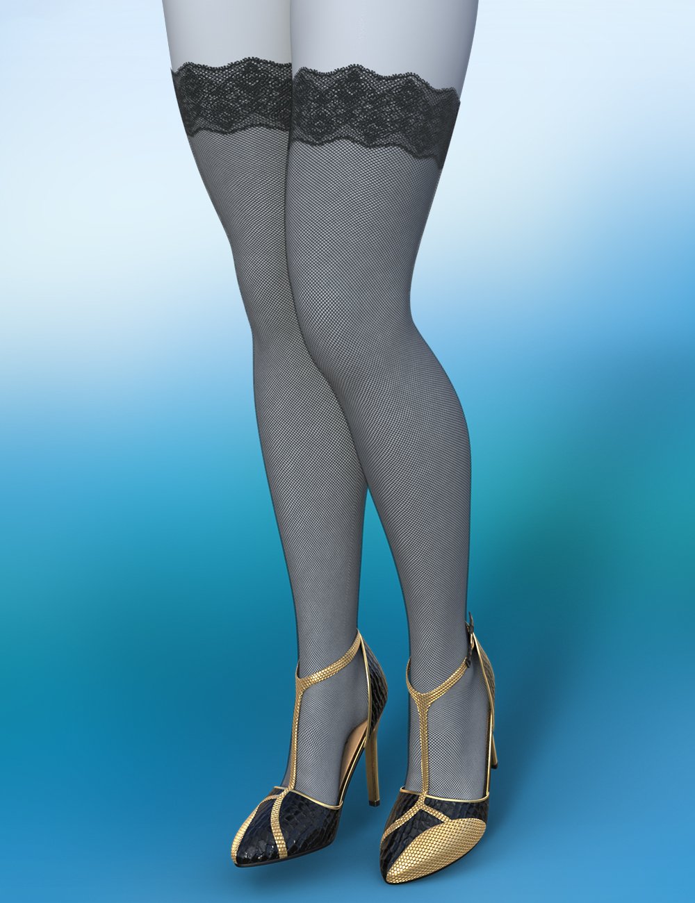 T-Strap High Heels for Genesis 9 by: sjdlkad, 3D Models by Daz 3D