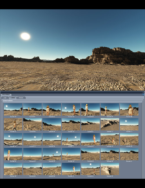 Movie Maker Canyon Day Background Pack