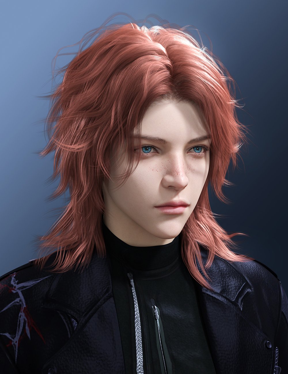 dForce Donell Hair for Genesis 9