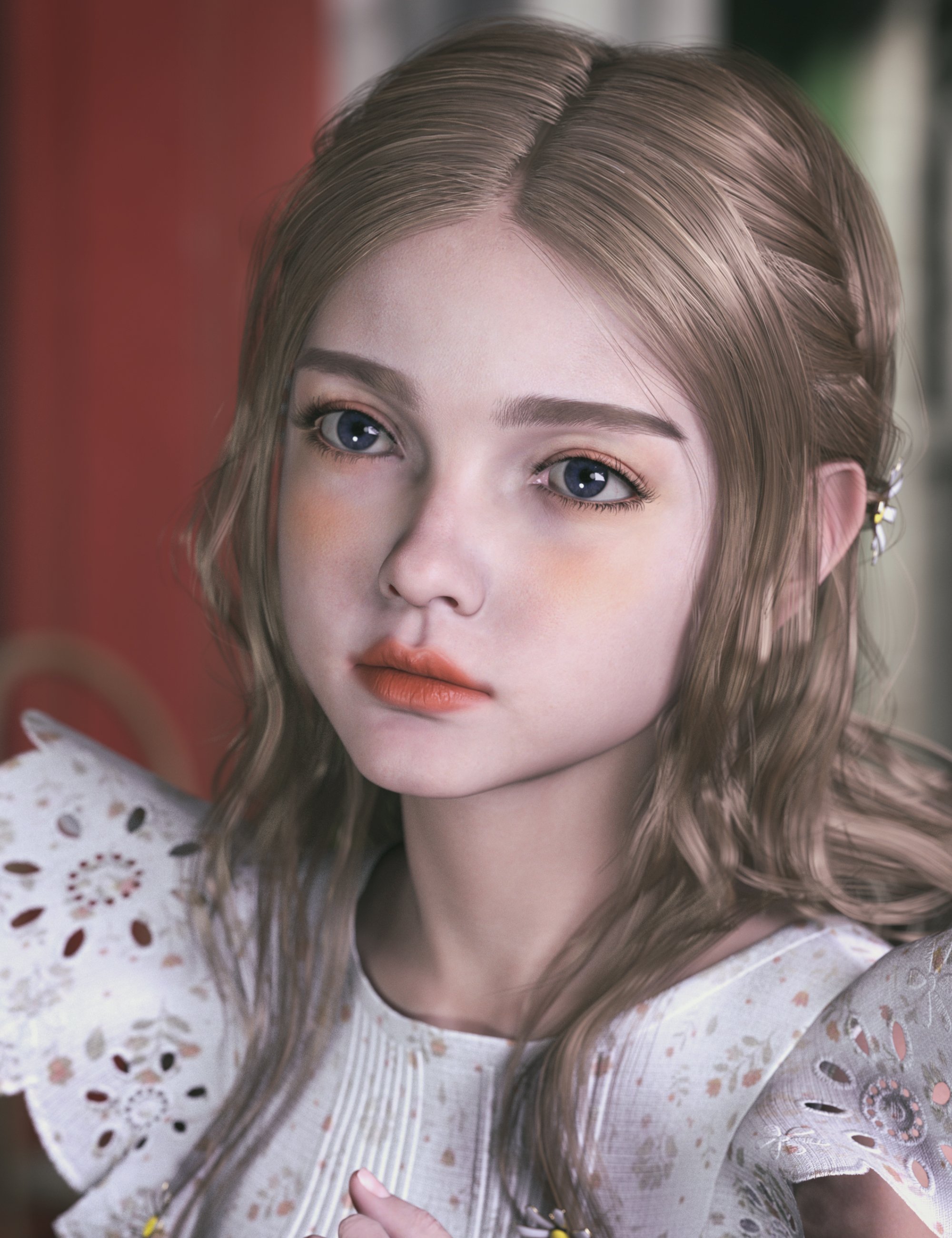 GF White Pigeona HD for Genesis 9 Female