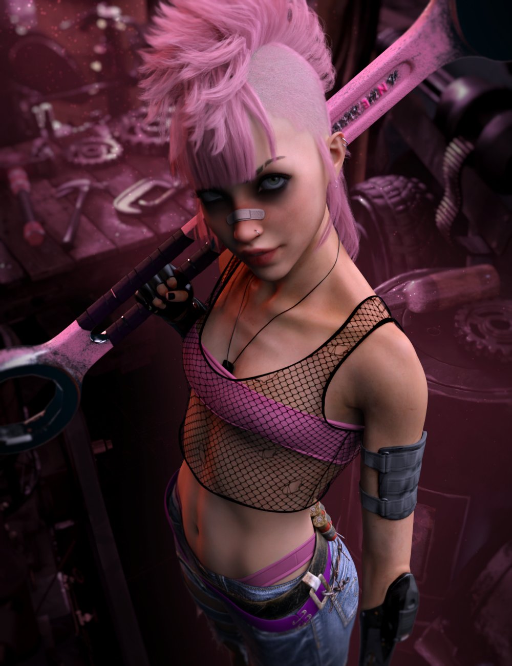 Neva for Genesis 9 by: Mechasar, 3D Models by Daz 3D
