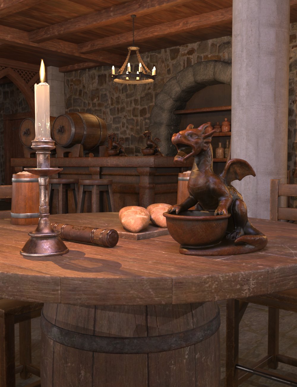 FG Fantasy Pub by: IronmanFugazi1968, 3D Models by Daz 3D