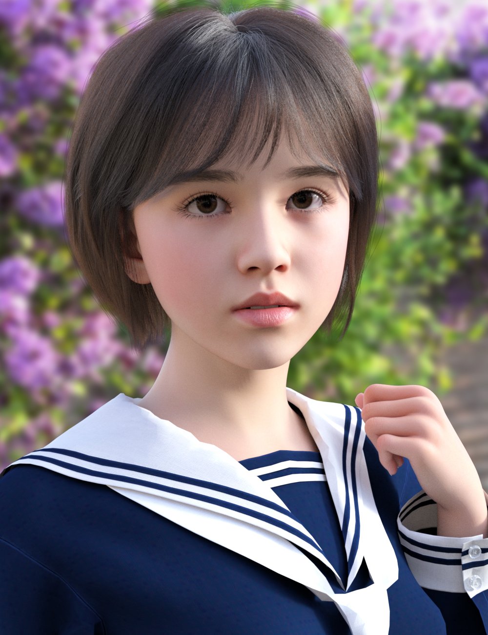CNB Gao Lang for Genesis 9 by: Cinnabar, 3D Models by Daz 3D