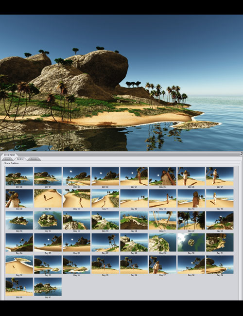 Movie Maker The Island Day Background Pack