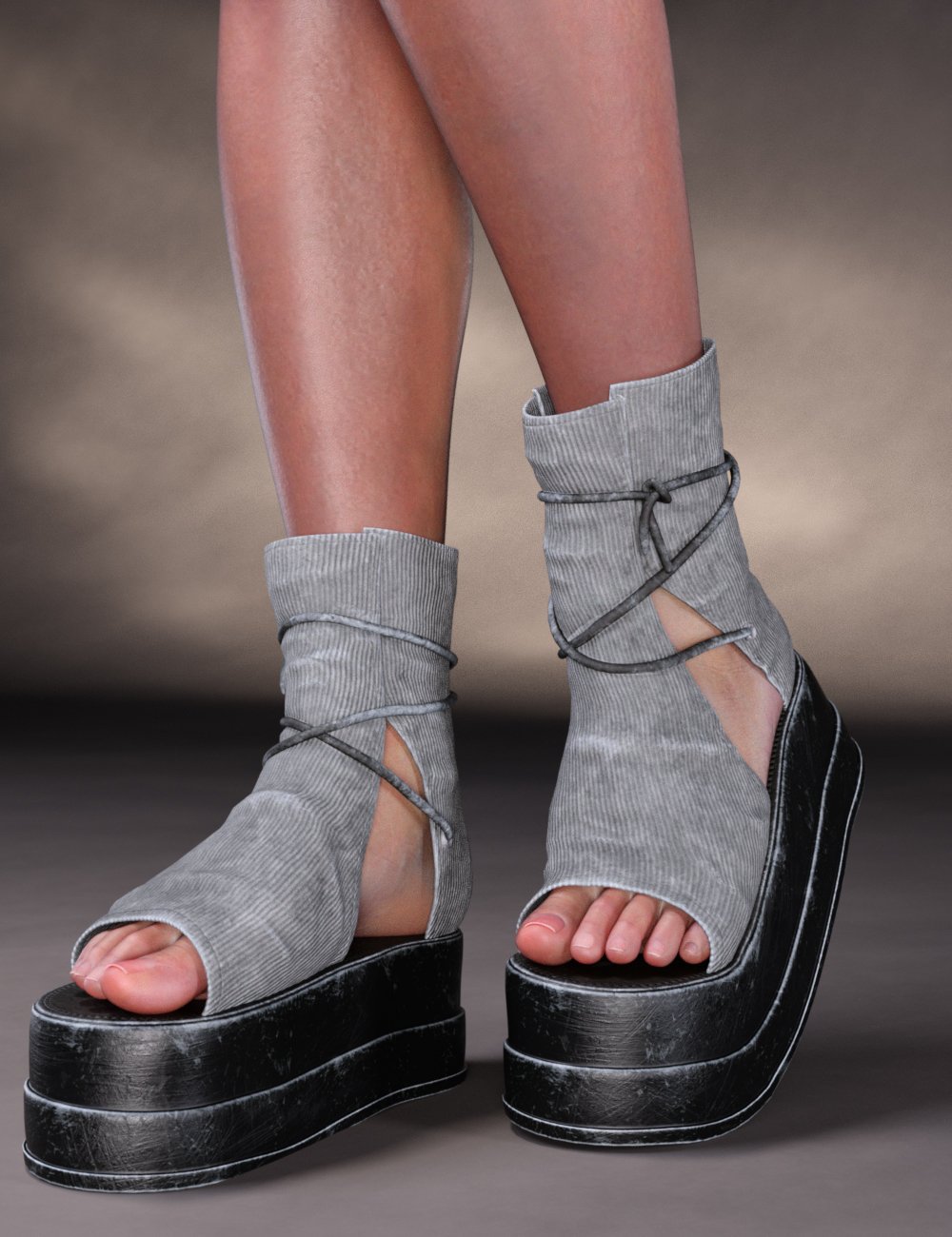 CB Suki Sandals Texture Expansion by: CynderBlue, 3D Models by Daz 3D