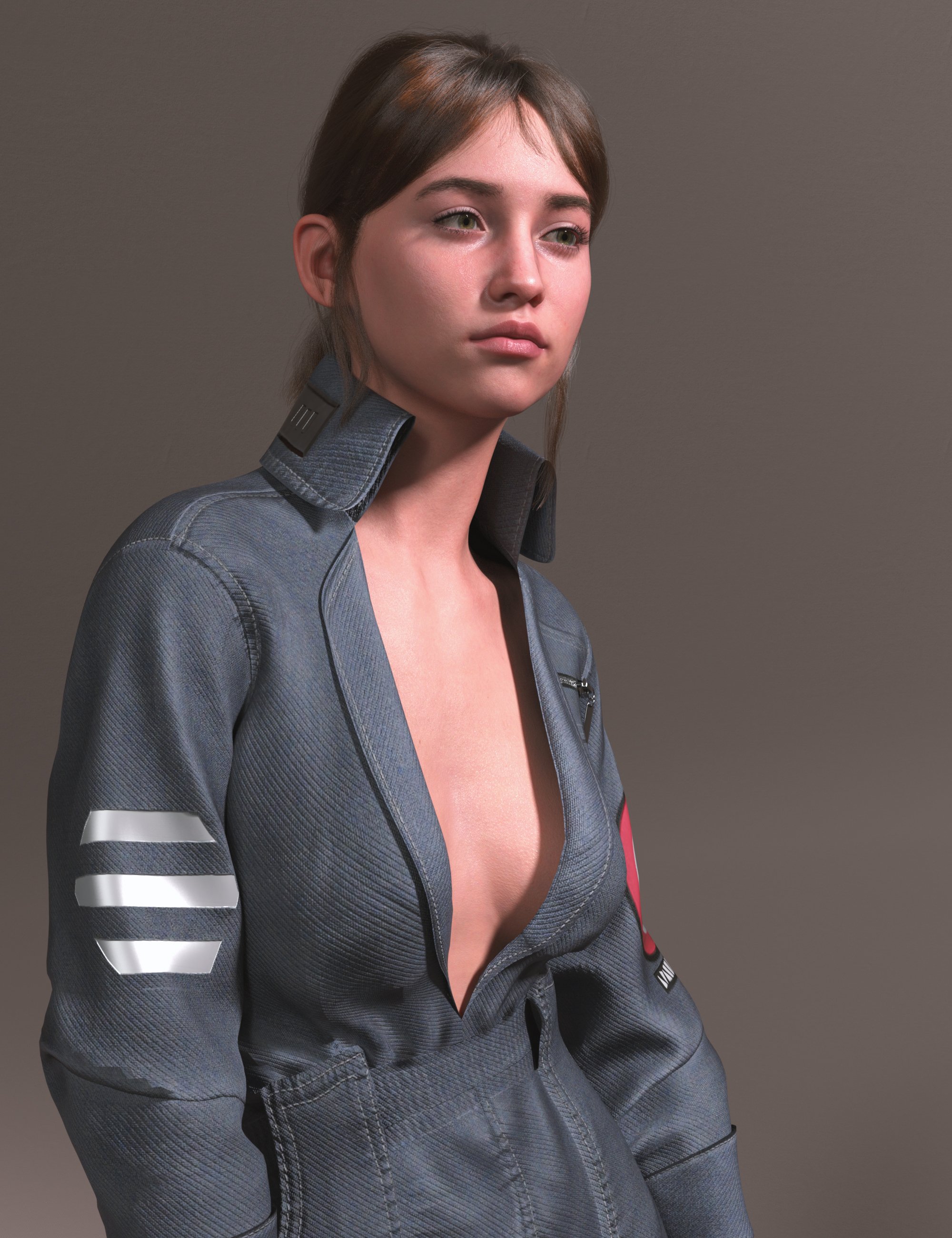 Elodie HD with Expression for Genesis 9 by: bluejaunte, 3D Models by Daz 3D