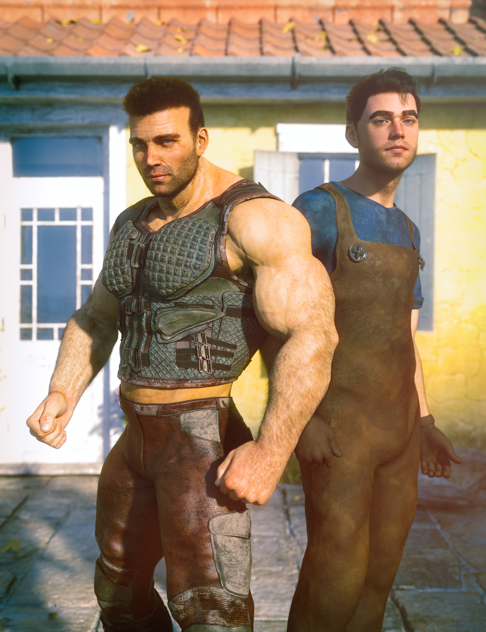 Jepe's Dramatic Stand 2 Poses for Genesis 9 and 8 Male by: Jepe, 3D Models by Daz 3D