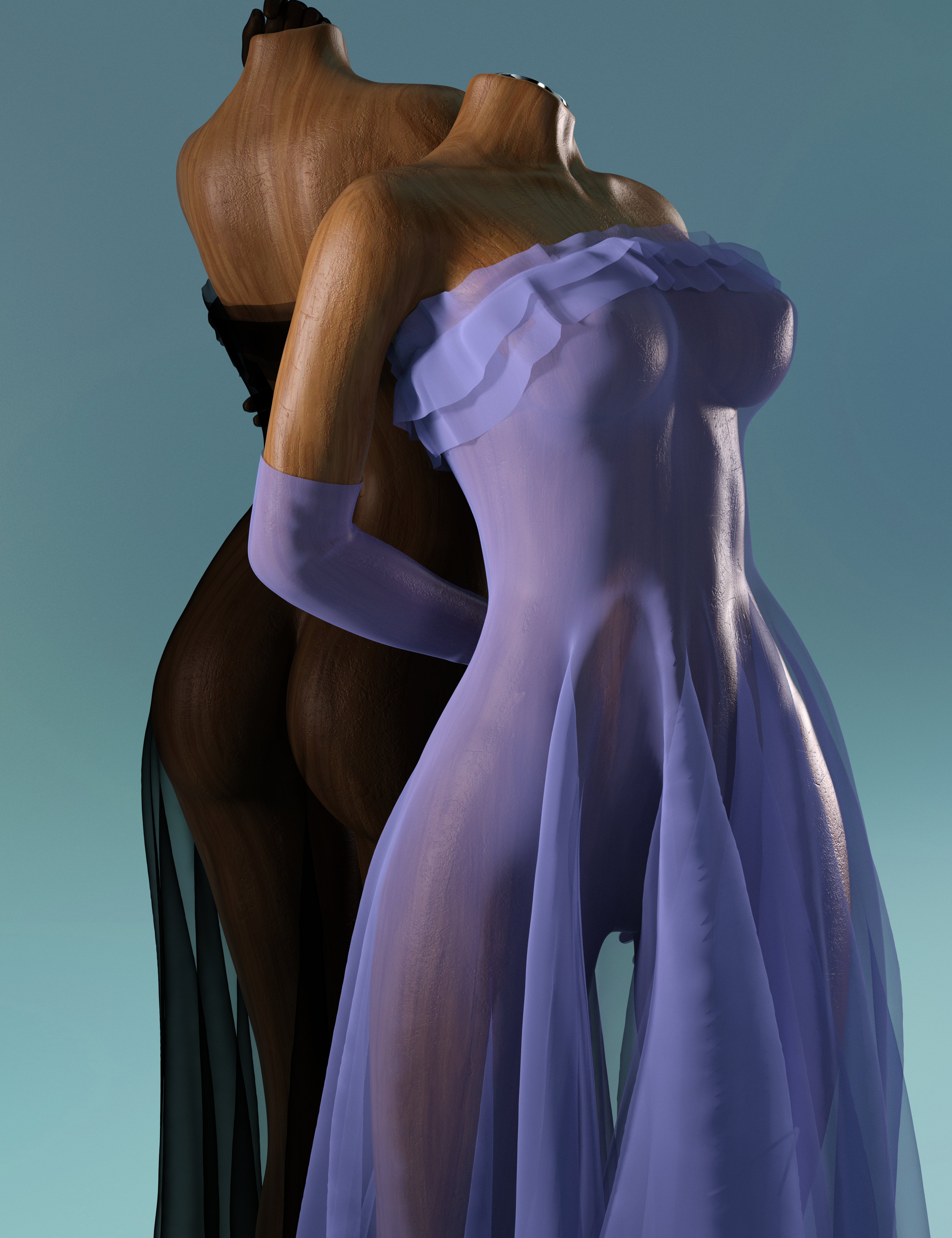 dForce Yk Bra Dress for Genesis 9 by: yuke, 3D Models by Daz 3D