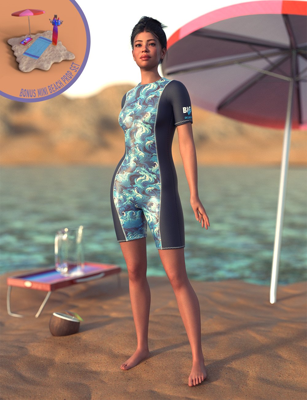 Summer Fun Surf Suit Genesis 9