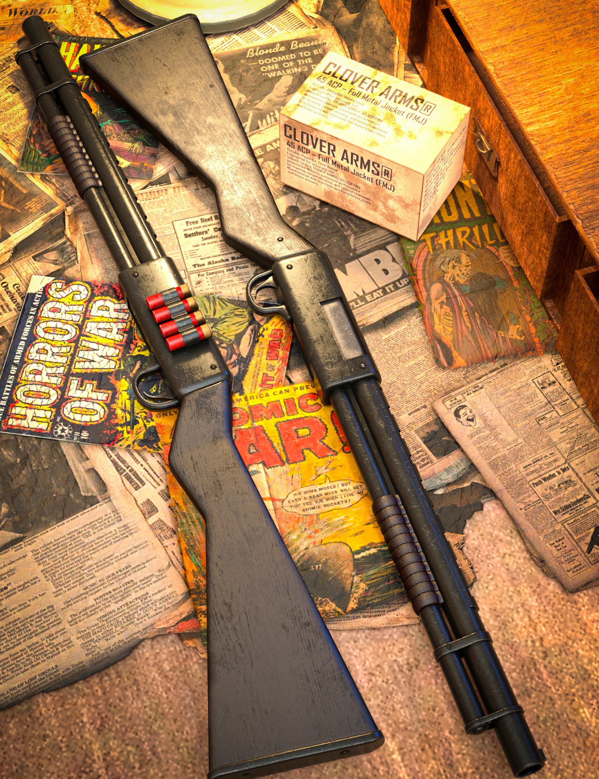 M3D ShotGun for Genesis 9 M3D ShotGun for Genesis 9