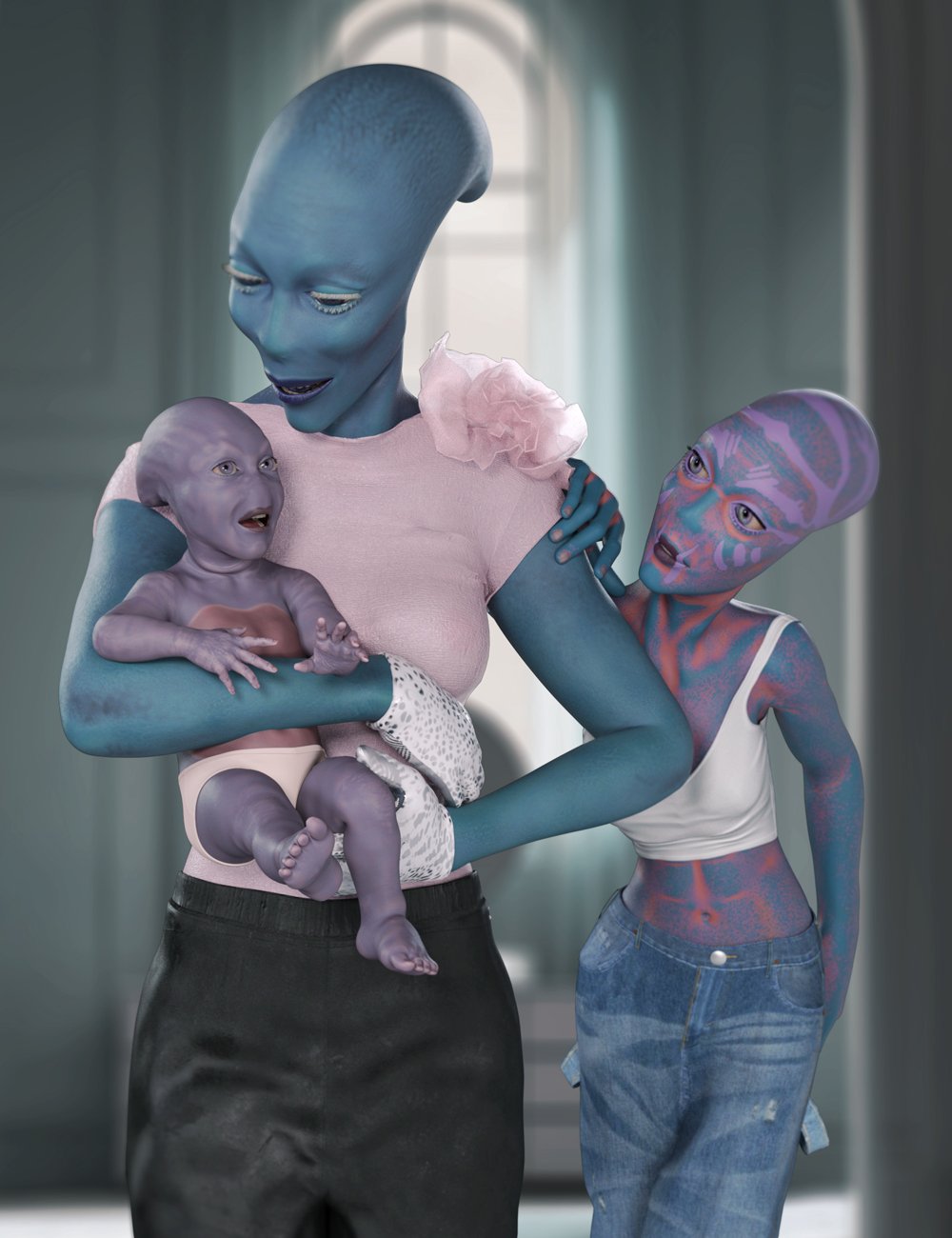 KLY Kliane HD for Genesis 9 Feminine by: klayman, 3D Models by Daz 3D