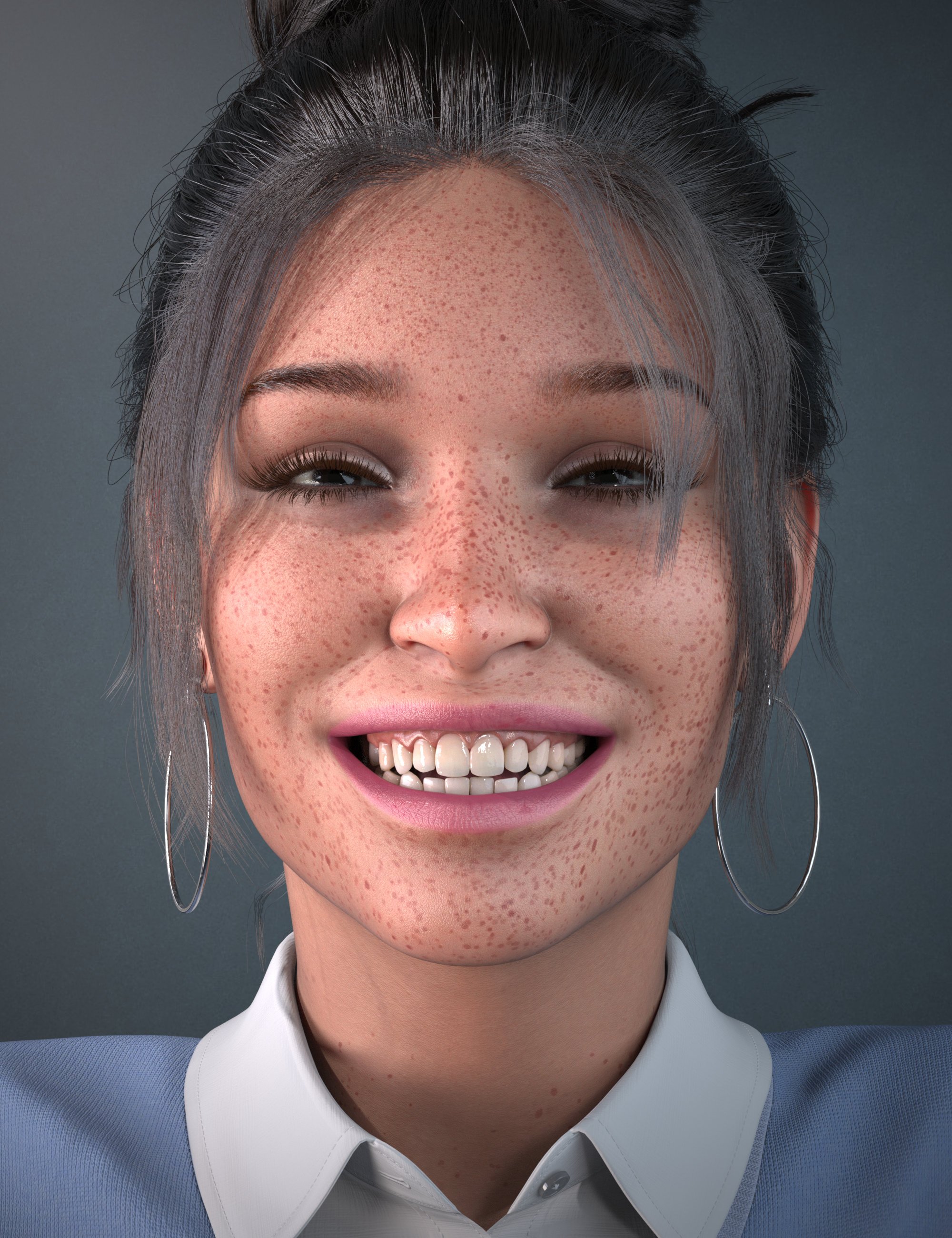 NG Freckles for Genesis 9 and Merchant Resource by: NewGuy, 3D Models by Daz 3D