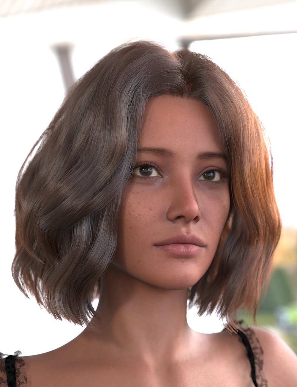 dForce Princess Series Relaxed Bob by: Princess_pa, 3D Models by Daz 3D