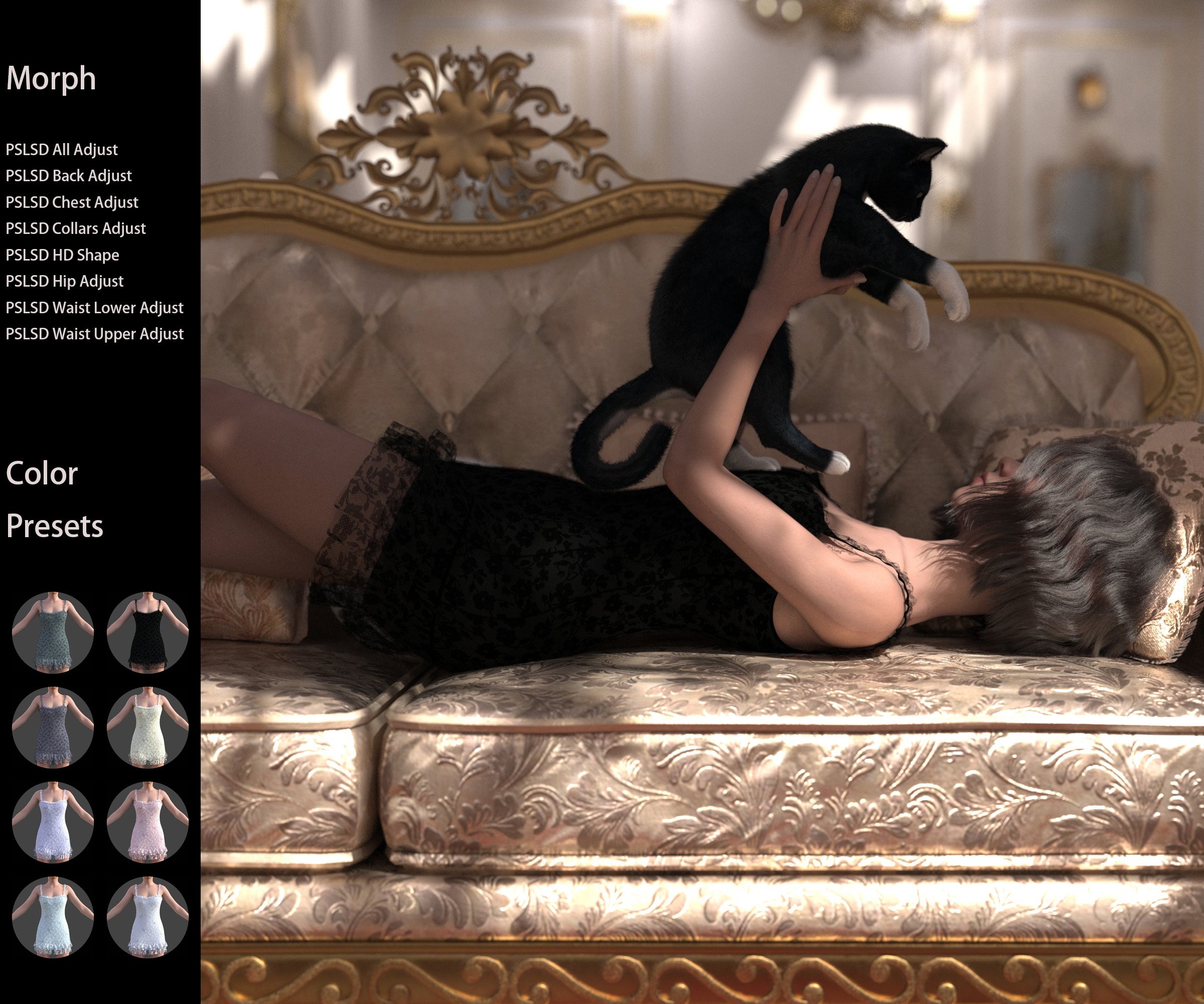 Princess Series Lace Strap Dress