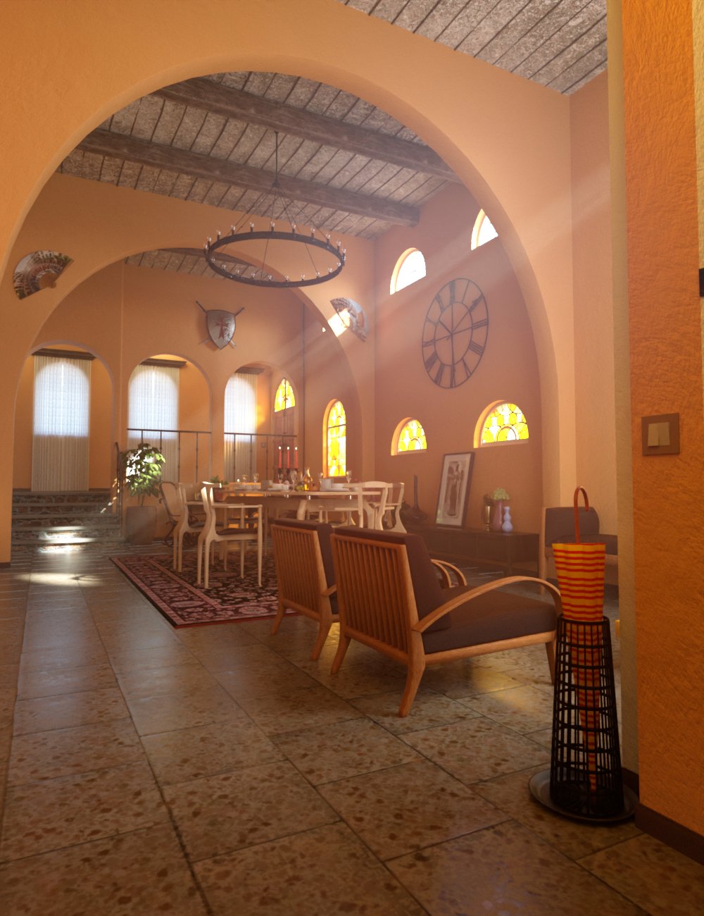 Sota Les Voltes House by: Human, 3D Models by Daz 3D