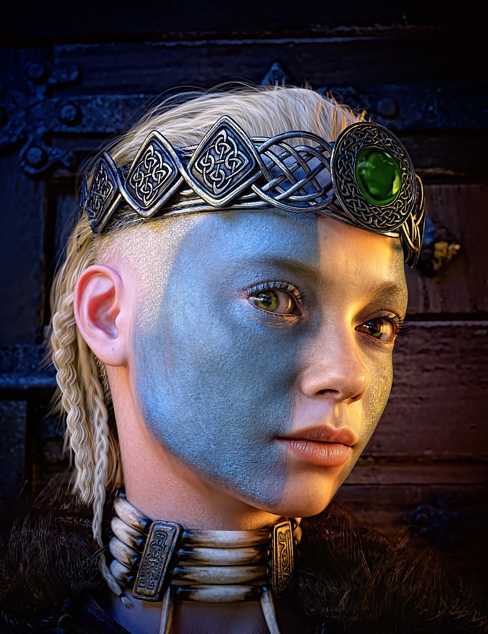 STF Argentheart Crowns for Genesis 9, 8 and 8.1 by: StrangefateRoguey, 3D Models by Daz 3D