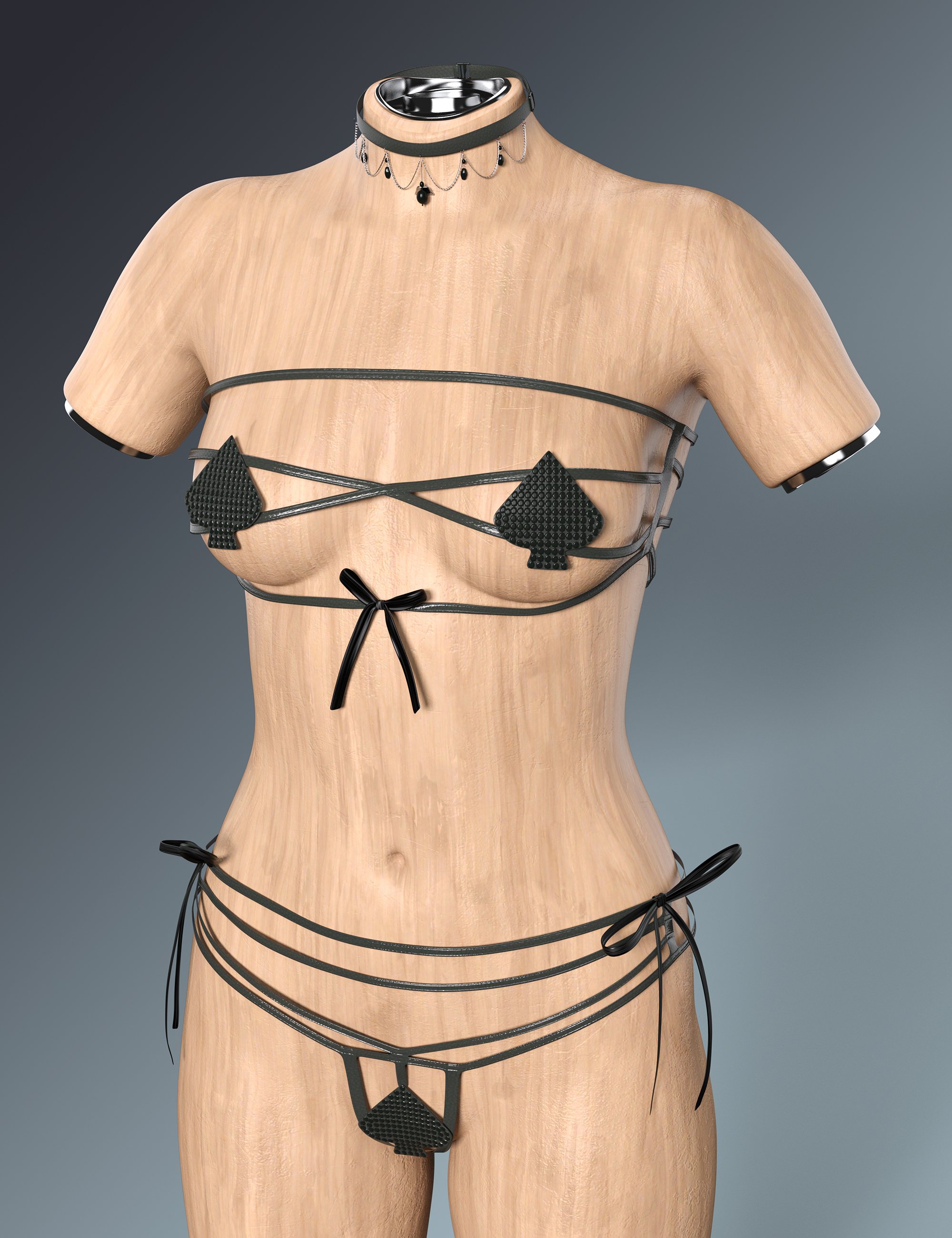 dForce MB Split Style Sexy Bikini for Genesis 9 Female