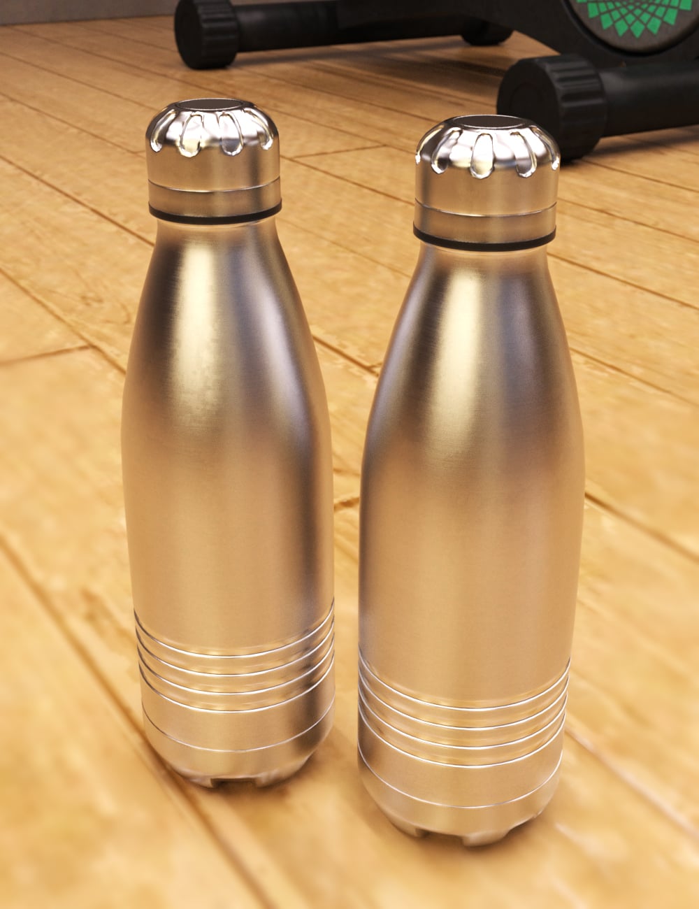 XI Steel Water Bottle by: Xivon, 3D Models by Daz 3D
