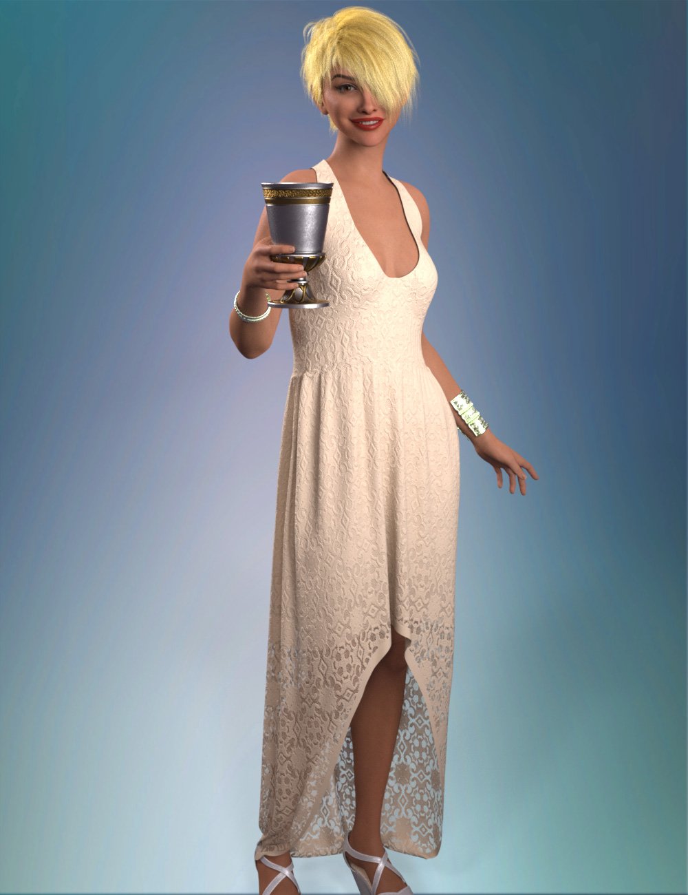 SIC Janelle - dForce Gown for Genesis 9 by: Sisters In Chaos, 3D Models by Daz 3D